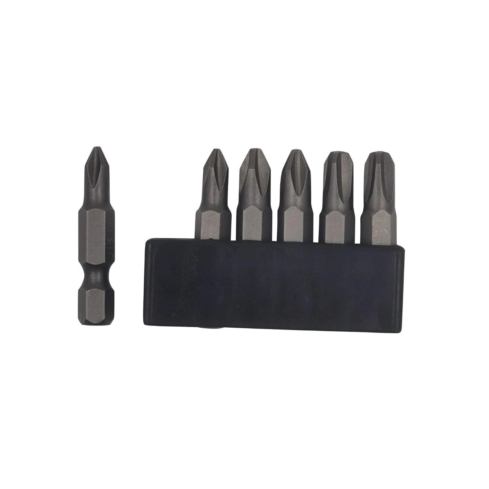 6Pcs 35Mm JIS Screwdriver Bit Set with Magnetic Tip, 1/4 Hex Shank, S2 Alloy_Ste