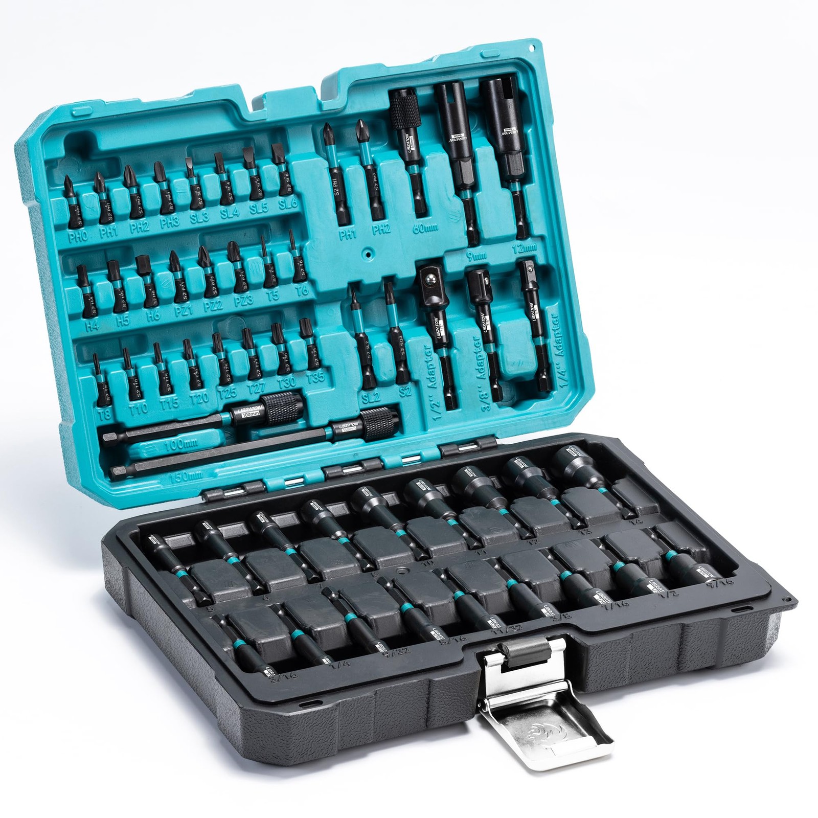 LIBRATON 54PCS Magnetic Nut Driver Set, Impact Drill Bit One Size