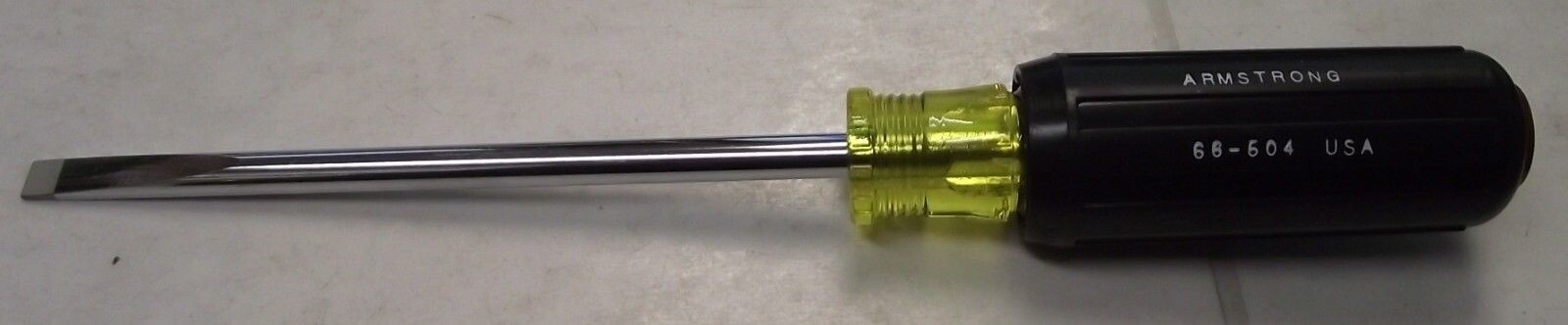 Armstrong 66-504 5/16 x 6″ Round Shank Slotted Screwdriver with Cushion Grip USA