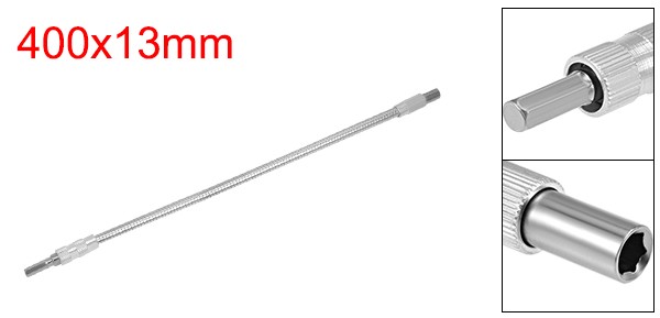 Flexible Extension Screwdriver Bit Holder Magnetic Hex Shaft Screw Drill Tip