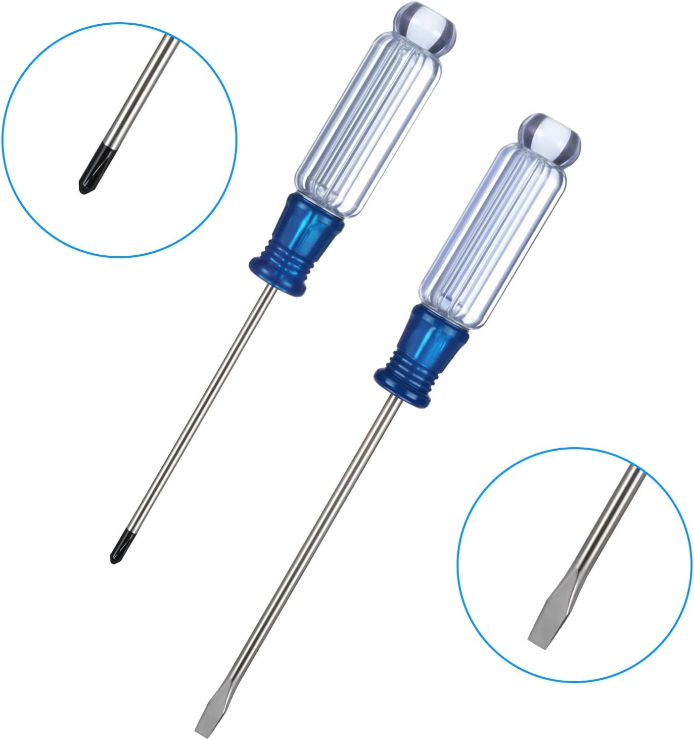 4PCS Mini Screwdriver Set Flat & Phillips Precision Tools for Toys & Electronics