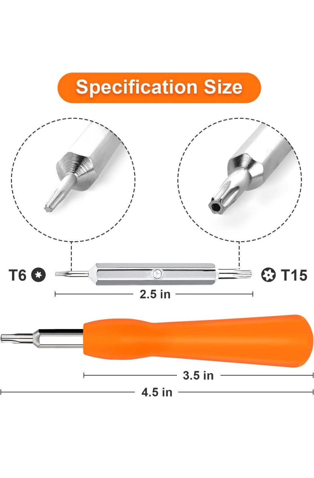 For Ring Doorbell Replacement Security Screws & Screwdriver Kit Fits Gen 1 2 3 4