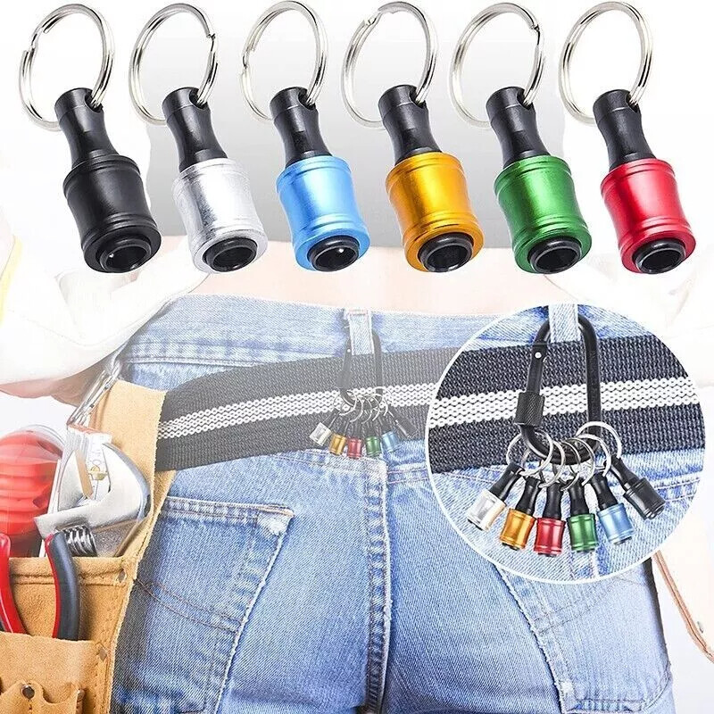 1/4″ Hex Shank Quick Release Keychain Screwdriver Drill Bit Holder Bit Set 28PCS