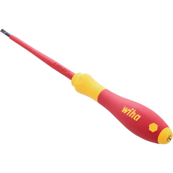 Wiha Insulated Slotted Screwdriver 9/64 in Round 32015 Wiha 32015 084705320151