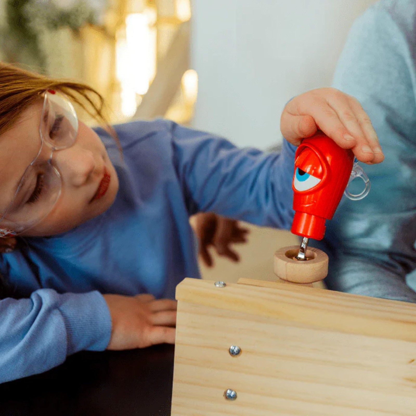 Kids Flathead Screwdriver Real Hand Tool Safe Construction Craft Woodwork