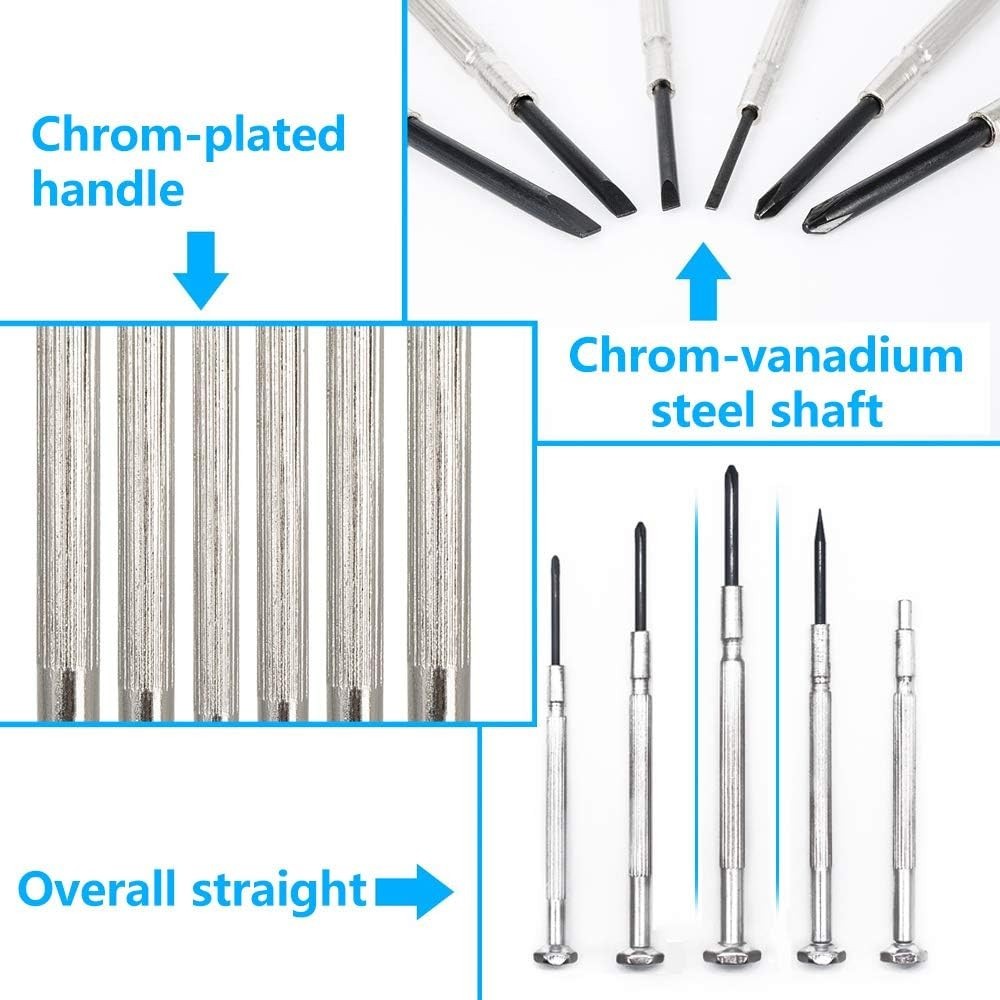Durable 11PCS Precision Screwdriver Set – Ideal for Electronics & Watches