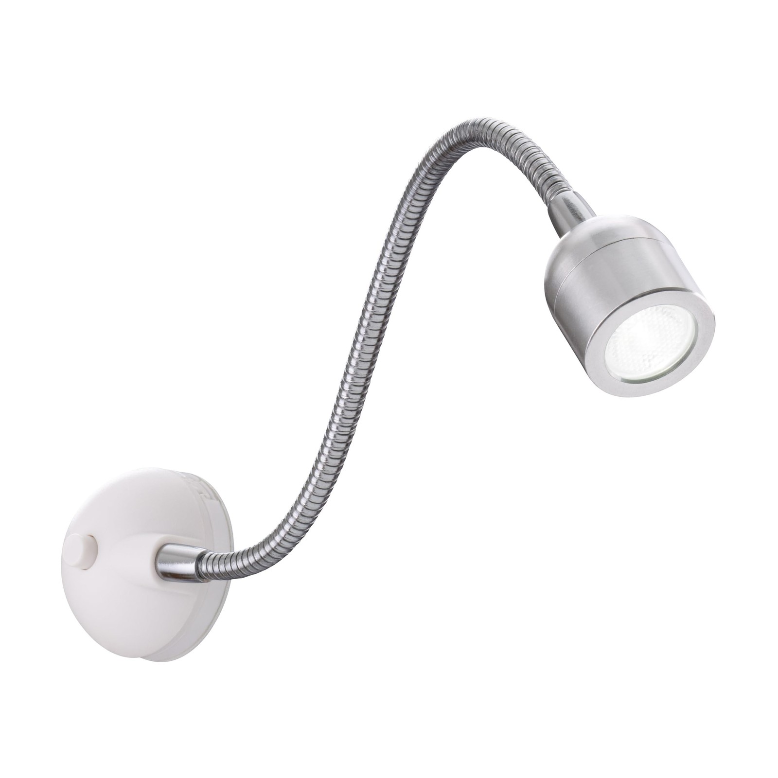 Naturalight LED Sewing Lamp Optimal Illumination, Sleek White & Silver Design