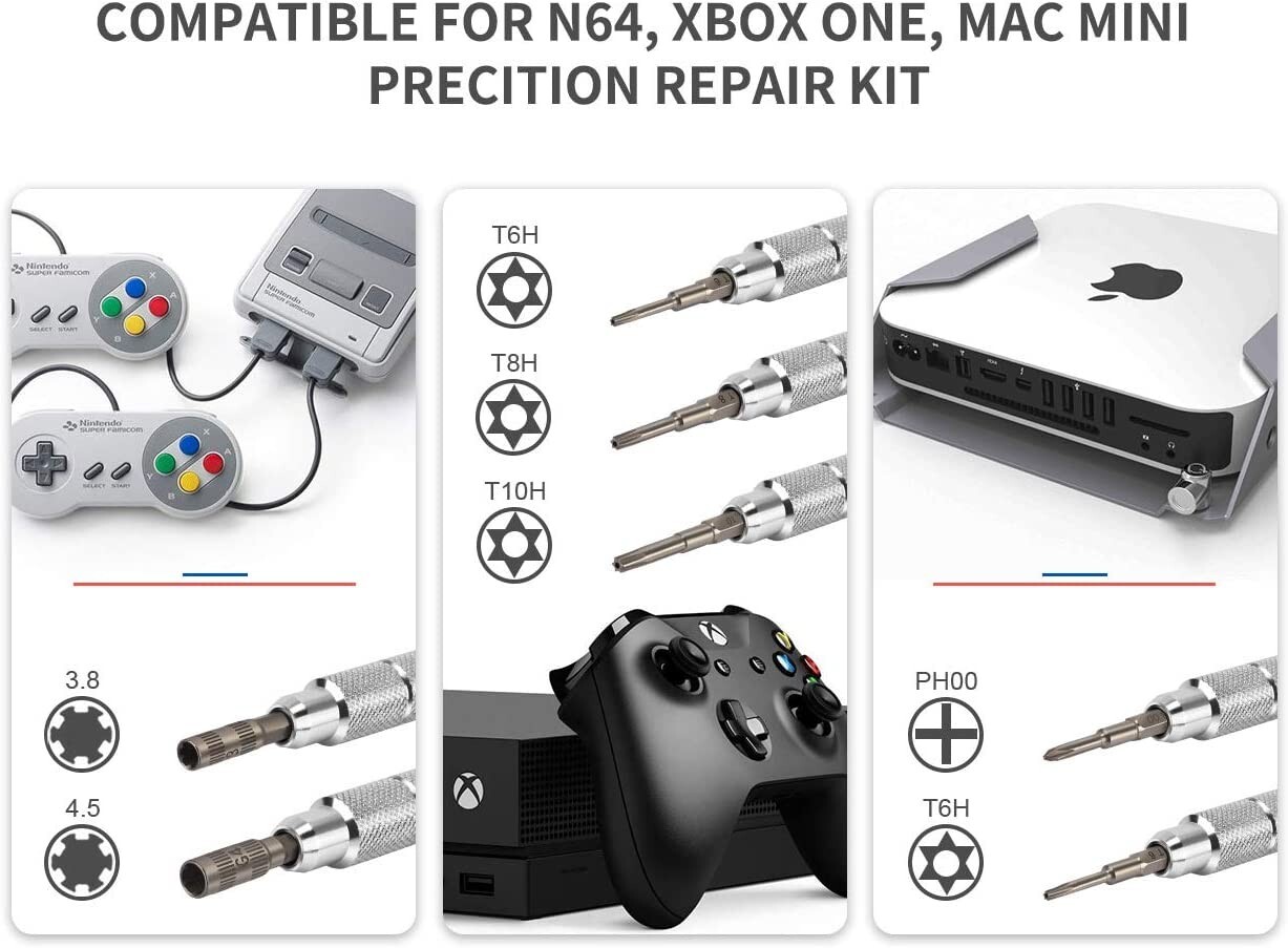 Repair Set Pry Screwdriver Tool Kit For Xbox One/360 PS3/PS4,5 Switch Controller
