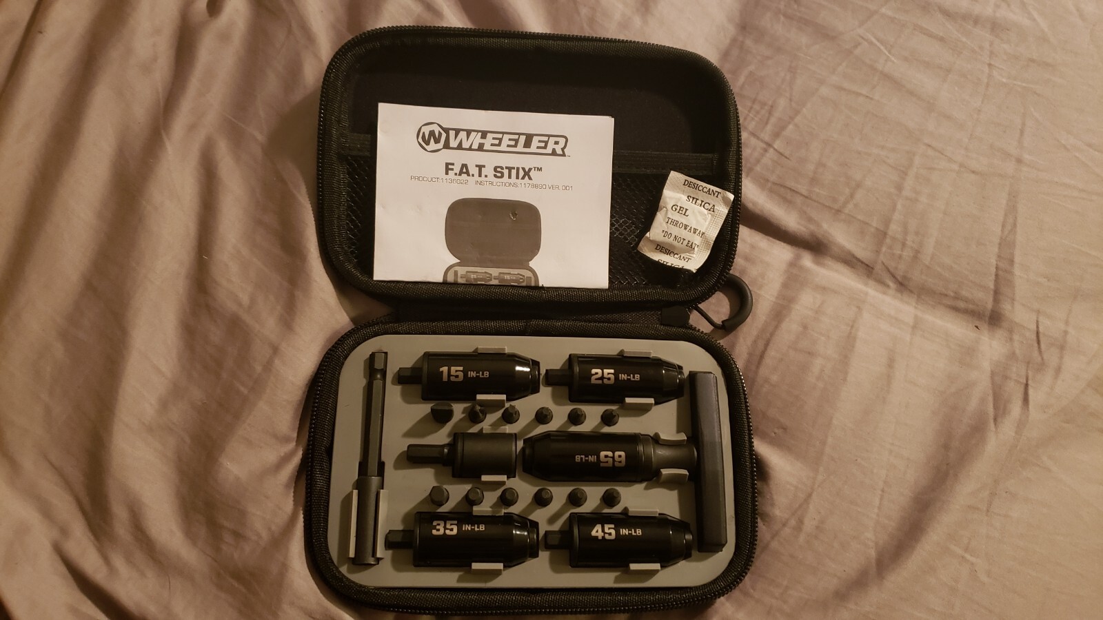 Wheeler F.A.T. Stix kit with all bits and Storage Case