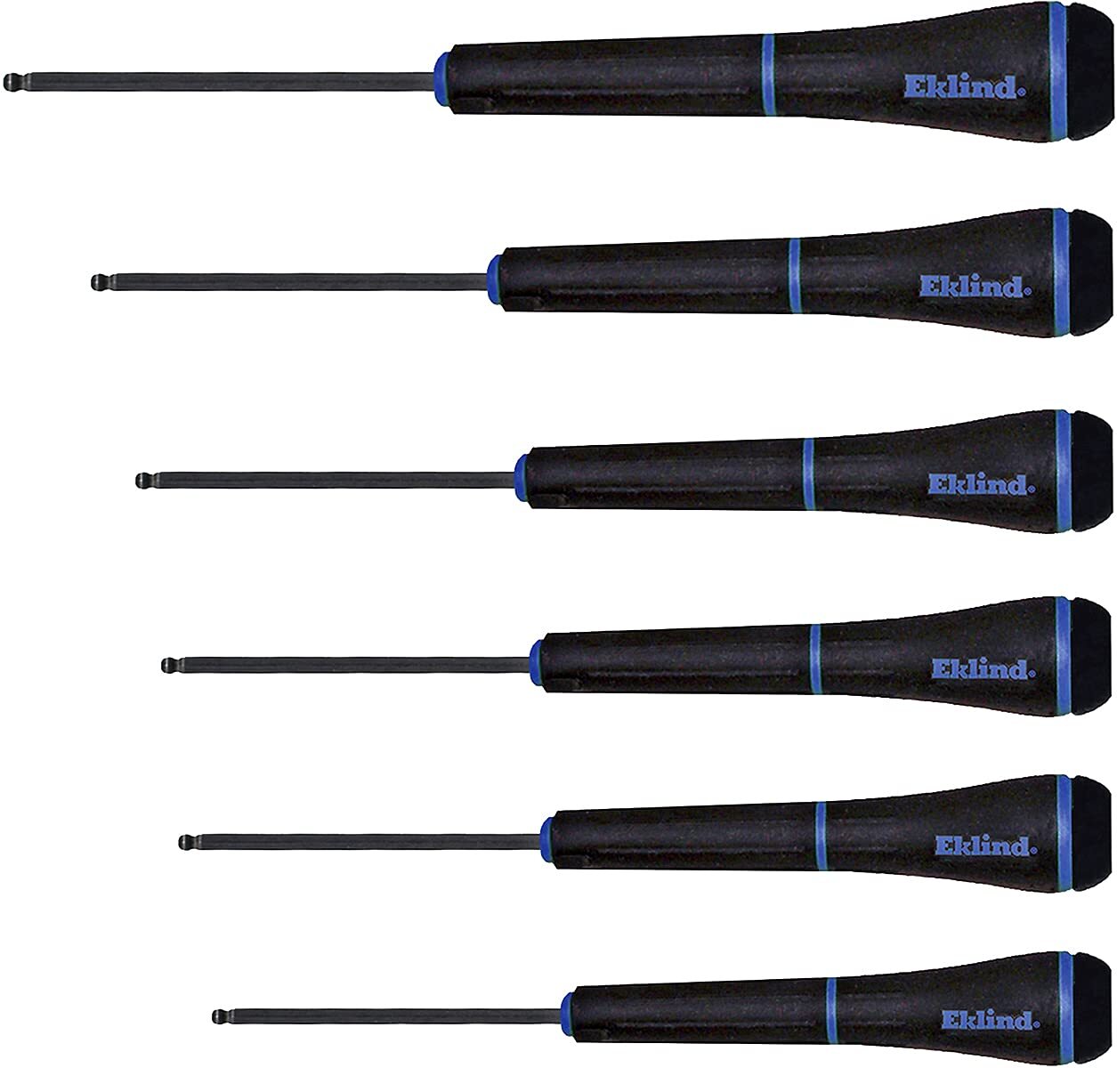 EKLIND 92600 PSD Ball-Hex allen Precision Screwdriver – 6pc set Metric MM siz