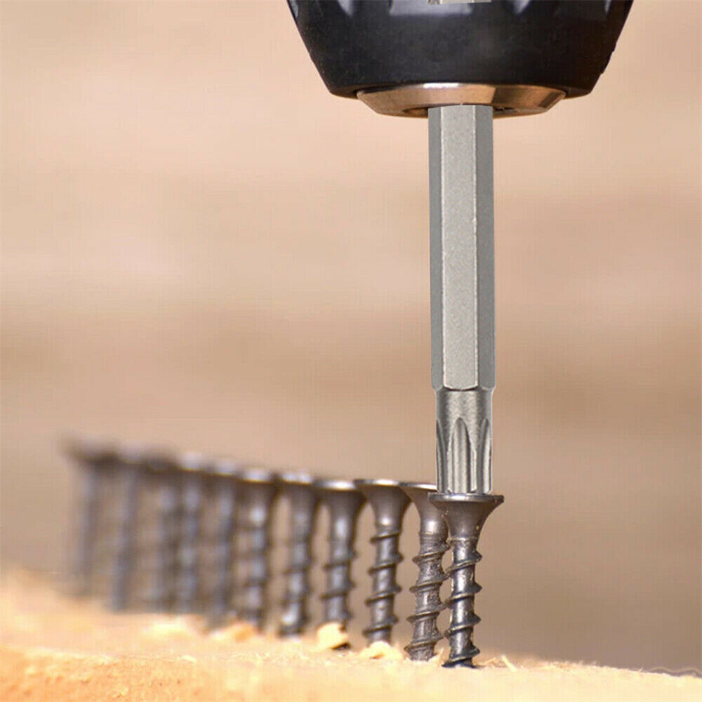 HKDZ Torx Screwdriver Bits T3,T4,T5,T6,T7,T8,T9,T10,T15,T20,T25,T27,T30,T40-T50