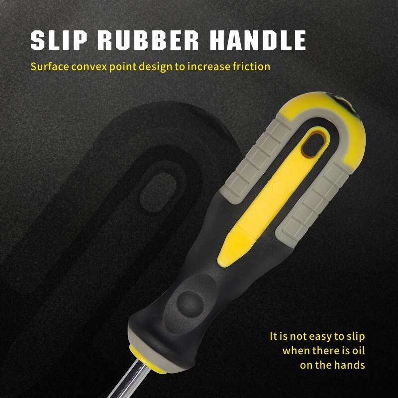 7Pcs Demolition Screwdriver Set Strong Magnetic Slotted Phillips Driver 9011