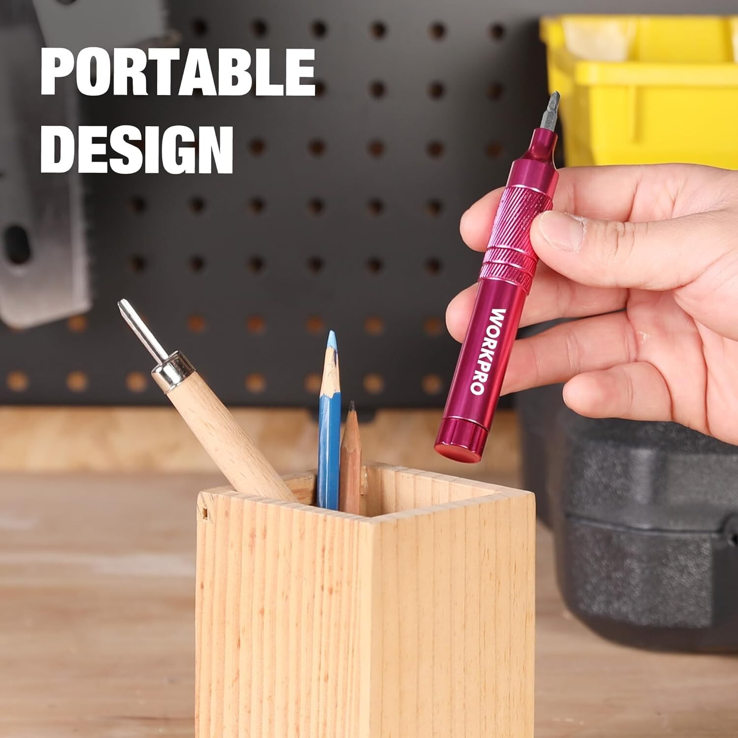 WORKPRO 24-in-1 Precision Screwdriver, Pen Style Multi-Bit Screwdriver S2 Steel