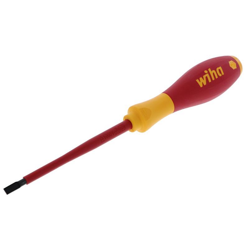 Wiha Tools 32023 Insulated Cushion Grip Slotted Screwdriver 4.5 x 100 mm