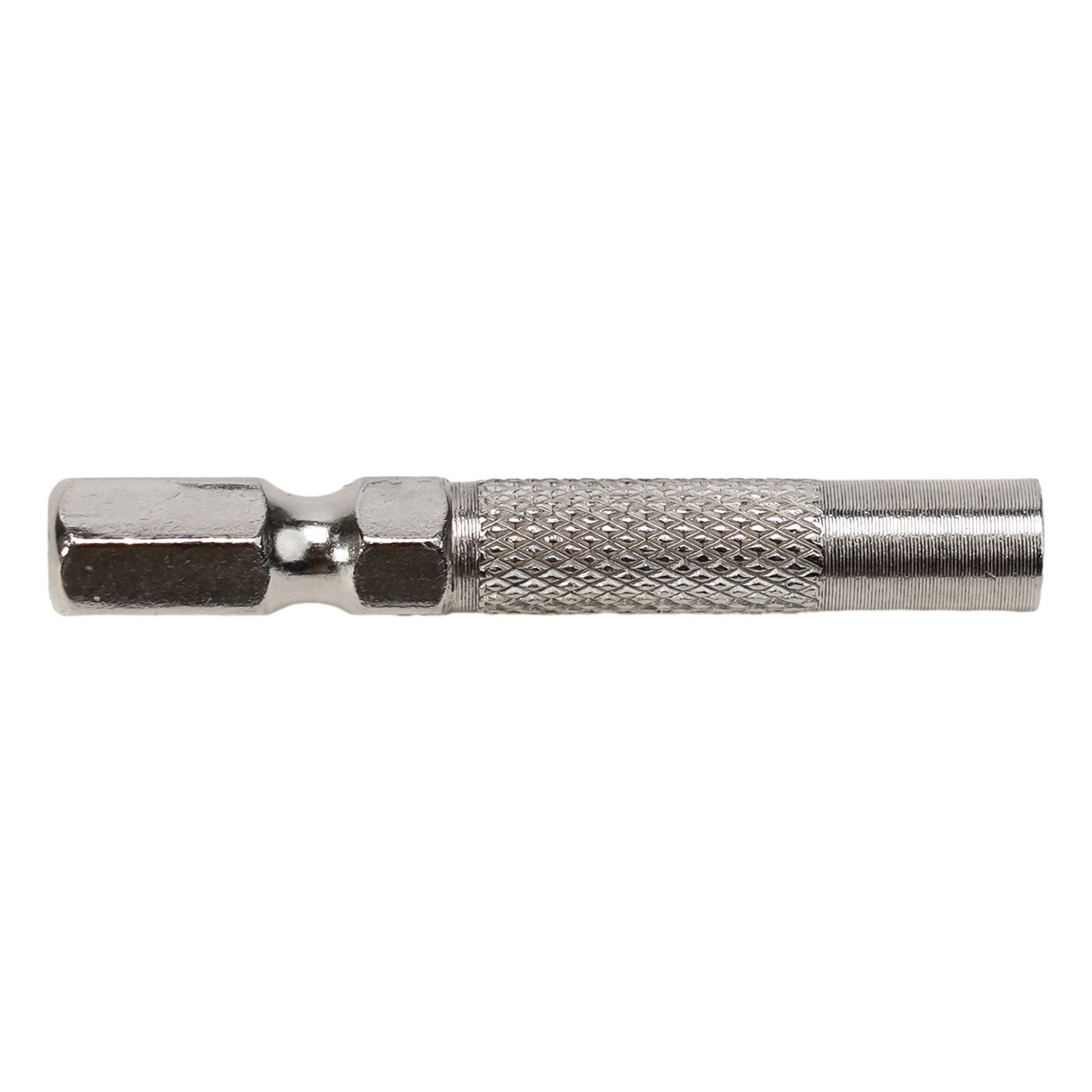 Silver 6.35mm 1/4″ Insert Bit Adapter 5PCS Hex 6.35mm Electric Screwdriver