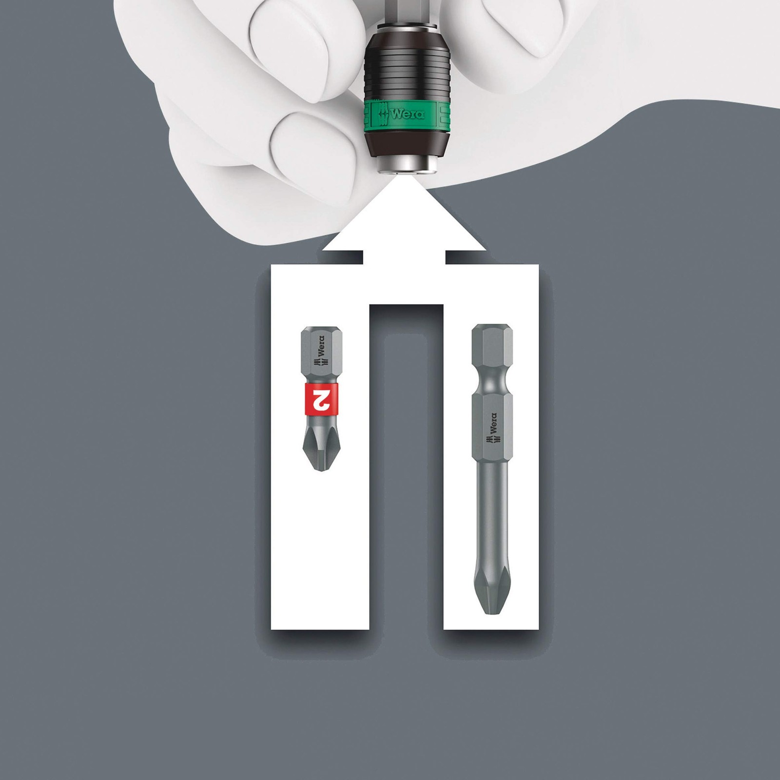 Wera – 5059297001 Kraftform Kompakt 62 Bitholding Screwdriver and Pouch Set, …