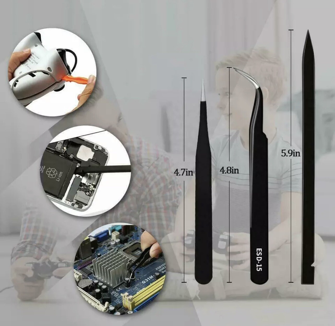 Torx Security Screwdriver Set T3 T4 T5 TR6 TR8 T9H T10H TR15 Macbook Mac Mini Ki