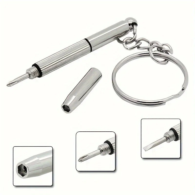 Mini 3-in-1 Glasses Screwdriver Set Spectacle Watch Sunglass Repair Kit