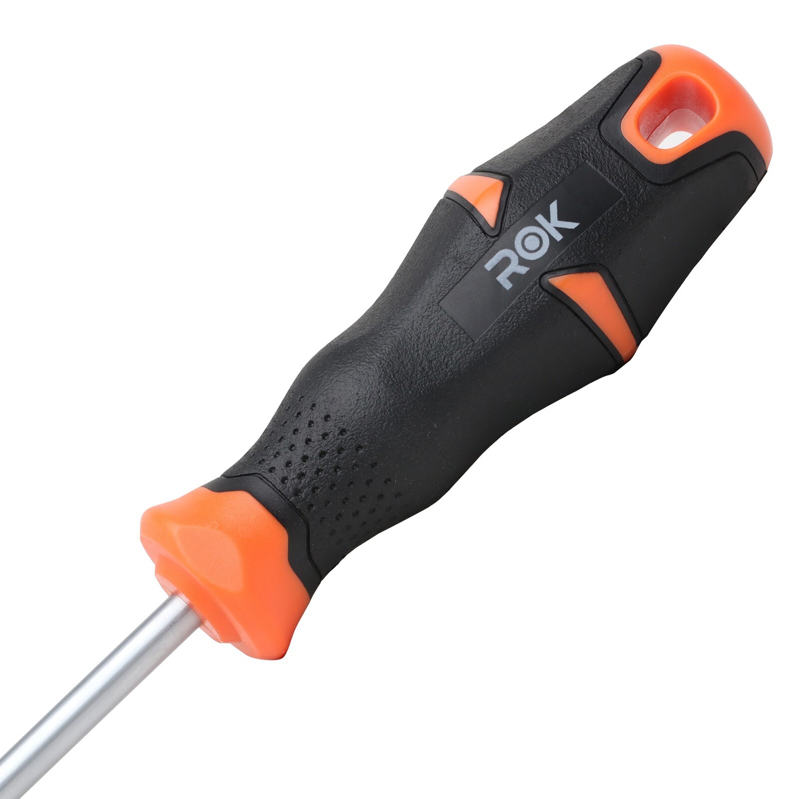 Rok Hardware Pozi #2 Screwdriver, Chrome Shaft with Orange Handle ROKPOZI