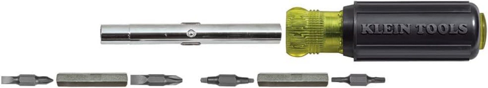 Versatile 11-in-1 Nut Driver Set with 8 Bits and Cushion Grip – Indoor/Outdoor