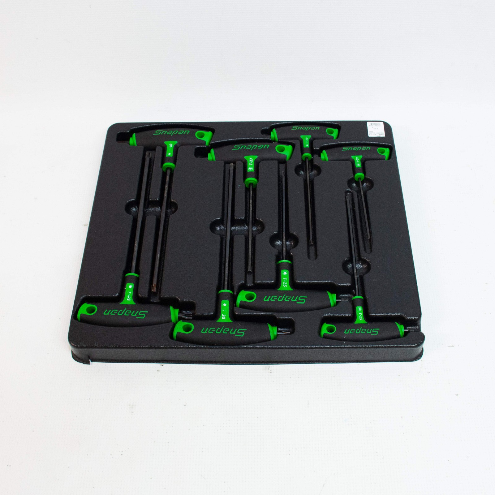 Snap-on™ AWSGT800A 8-pc T10 – T45 TORX T-Handle/L-Shaped Hex Combo Soft Grip