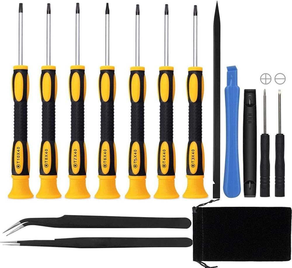 15 in 1 Torx Screwdriver Set with T3 T4 T5 T6 T8 T10 Security Torx Screwdriver