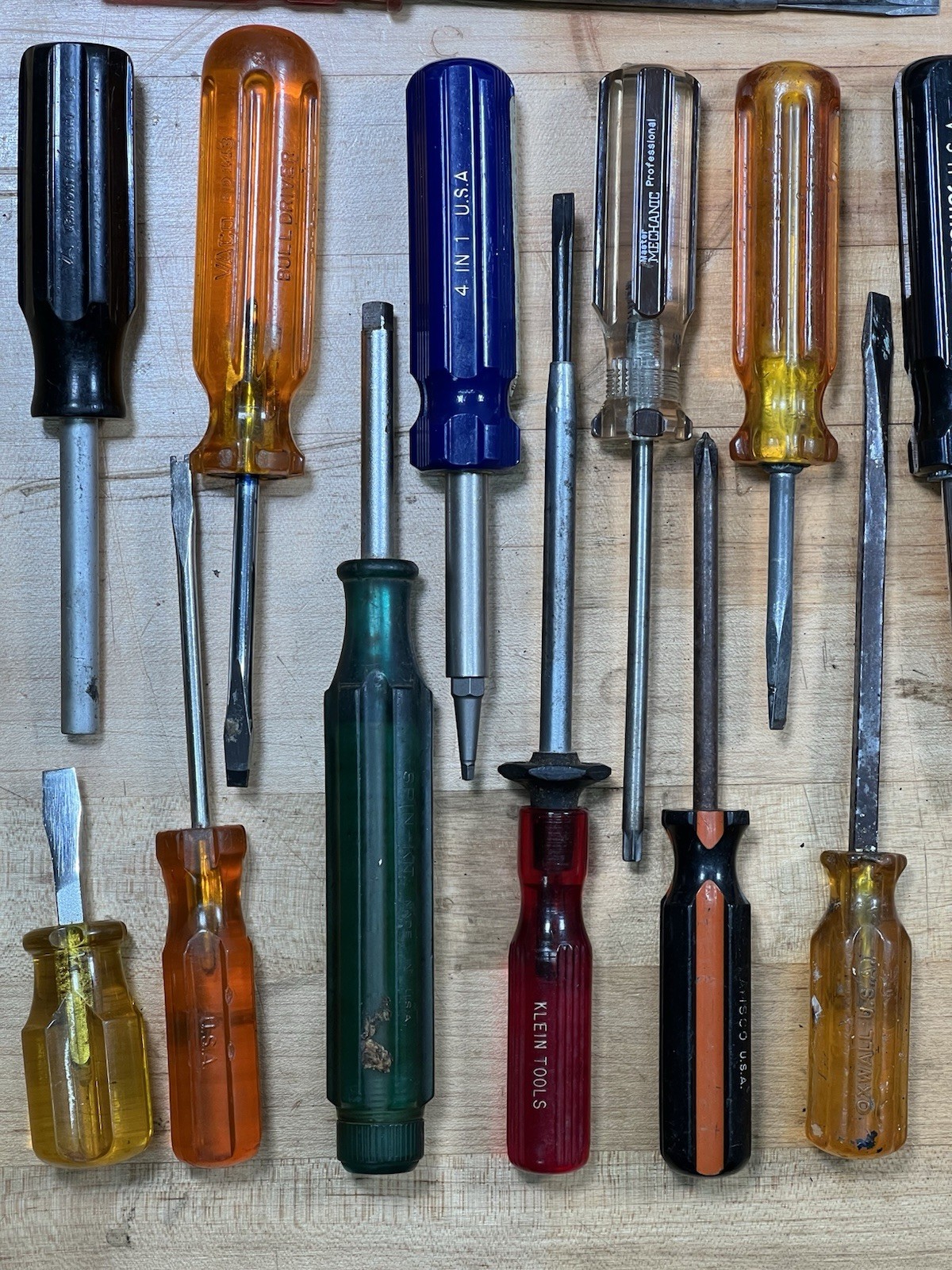 Lot of 100+ Vintage USA Screwdrivers & Nut Drivers – Proto, Kobalt, Xcelite, Etc