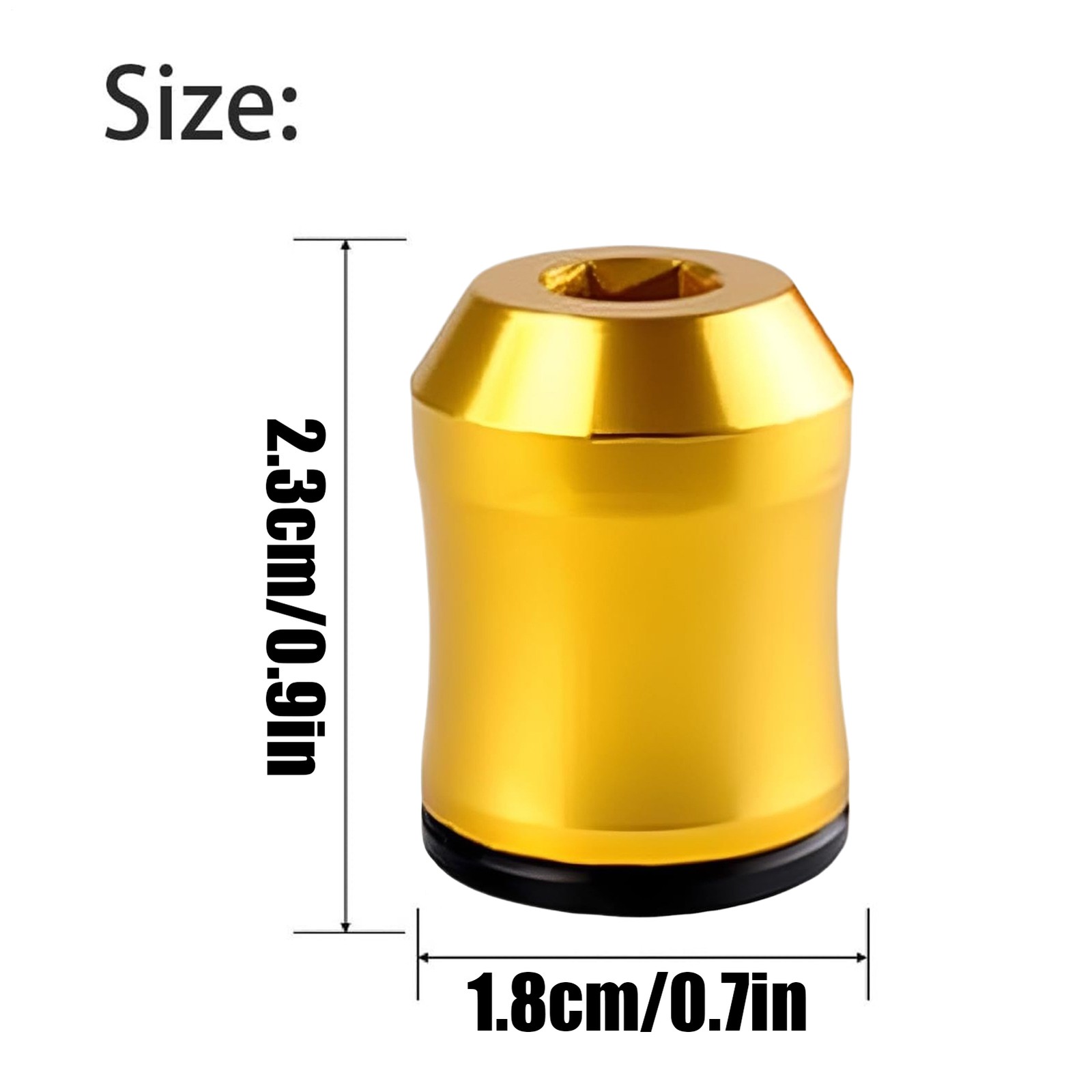 5Pcs Strong Magnetic Screw Holder Metal Ring 6.35 mm Shank Screwdriver Drill Bit