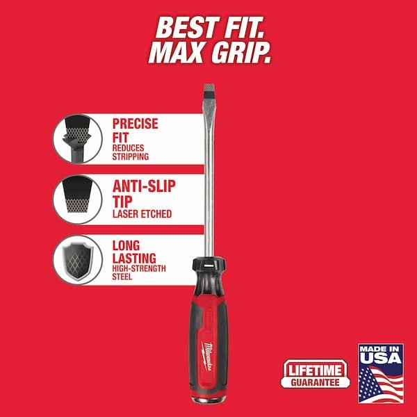 Milwaukee Tool Mt208 5/16 In. X 6 In. Slotted Cushion Grip Demolition