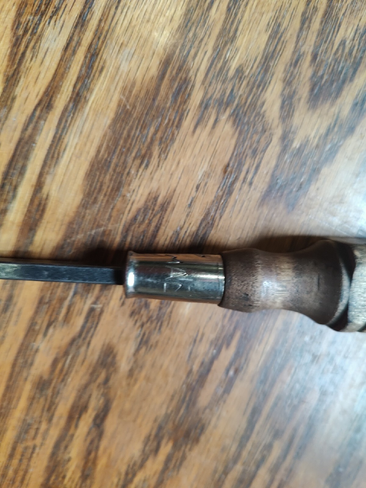 Vintage Mac 8” Flathead Screwdriver Wood Handle