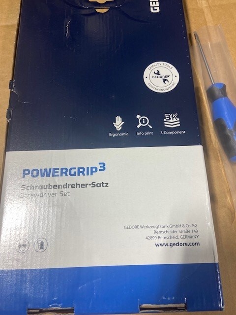 Gedore 1482319 (2150-2160) & 6679270 Screwdriver set 7 pcs – NEW