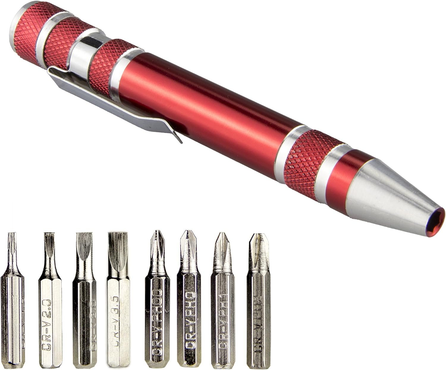 8 in 1 Mini Screwdriver Set Small Screwdrivers Pen Magnetic Repair Tools EDC Com