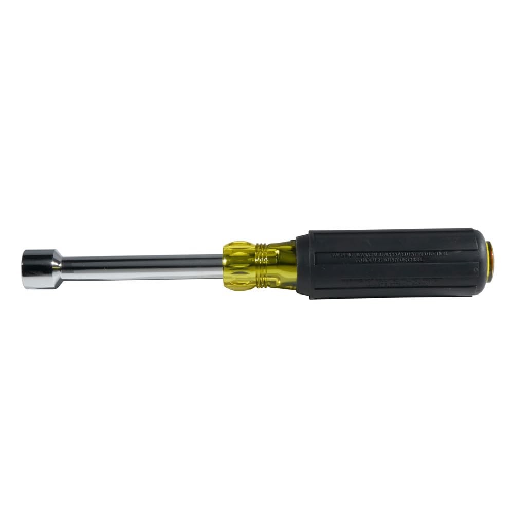 Klein Tools 630-9/16 9/16-Inch Hollow Shaft Nut Driver 3-Inch Shaft, Black