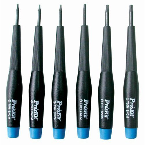 Eclipse 800-150 Precision Screwdriver Set 6 Pc. Security Star Tip