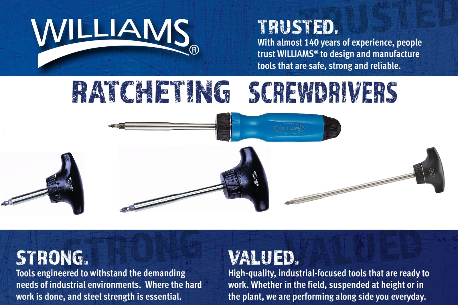 9 Inch Screwdriver with Magnetic Shank 5 Bits Ergonomic Handle Heavy Duty
