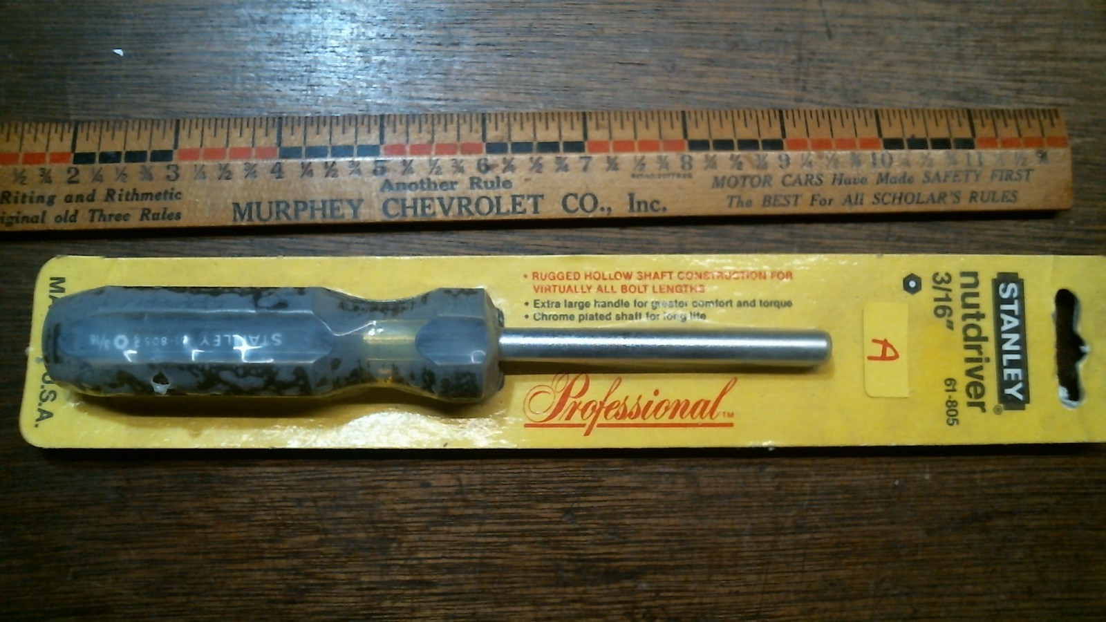LOT A NEW OLD STOCK PROFESSIONAL STANLEY TOOL 3/16 in NUTDRIVER Made In USA