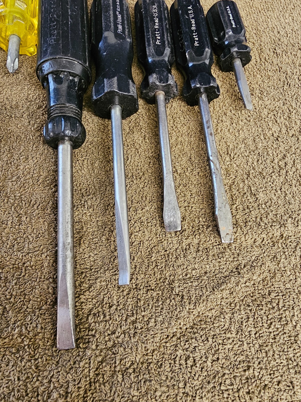 21 Pratt Read Crescent Screwdriver Set Slotted Phillips Flat Head Tip Long Short