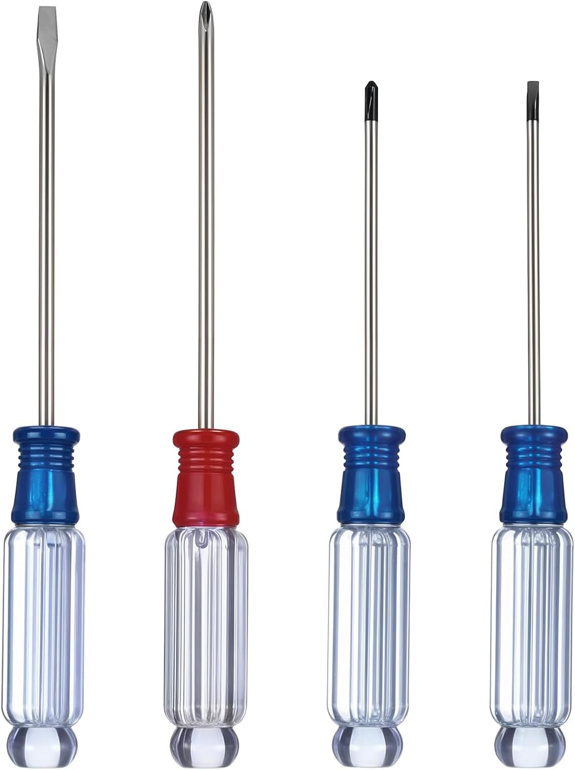 4PCS Mini Screwdriver Set Flat & Phillips Precision Tools for Toys & Electronics