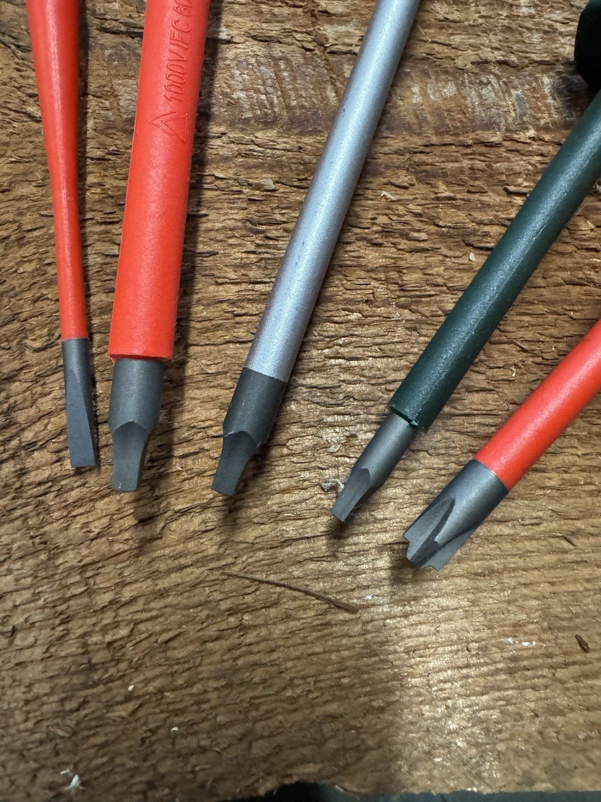 Wera Lot of 5 Screwdrivers mixed Lot Insulated – Phillips/Flathead/Square NEW