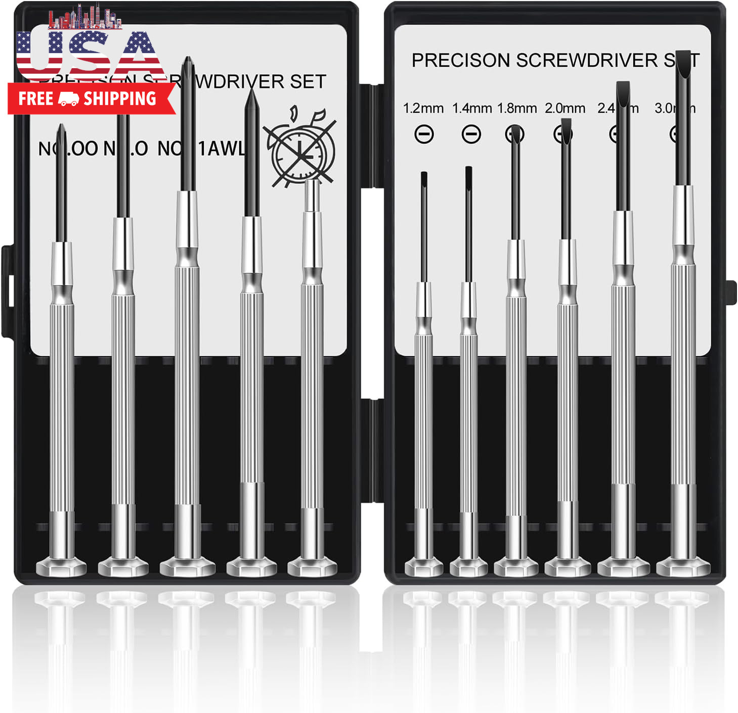 11 Pcs Small Precision Screwdriver Set, Tiny Screwdriver Set, Mini Screw Driver