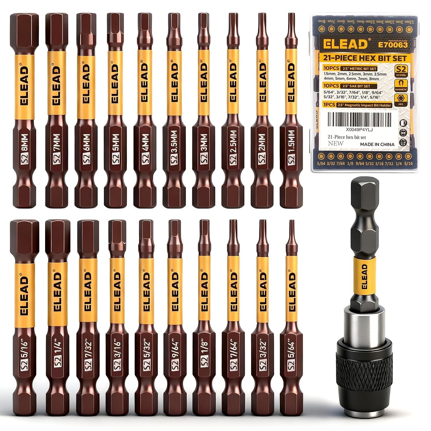 46-in-1 Magnetic Ratchet Screwdriver Set, Multi-Bit Repair Kit