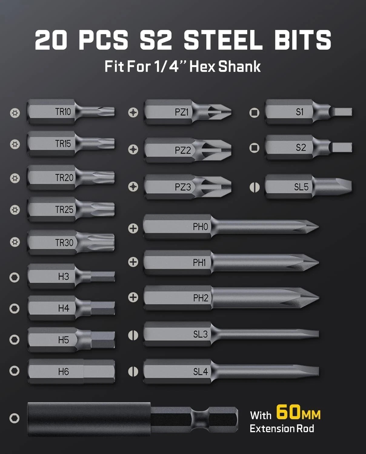Electric Screwdriver, Cordless Screwdriver Set, 7 Torque Settings, 0.5 to 6N….