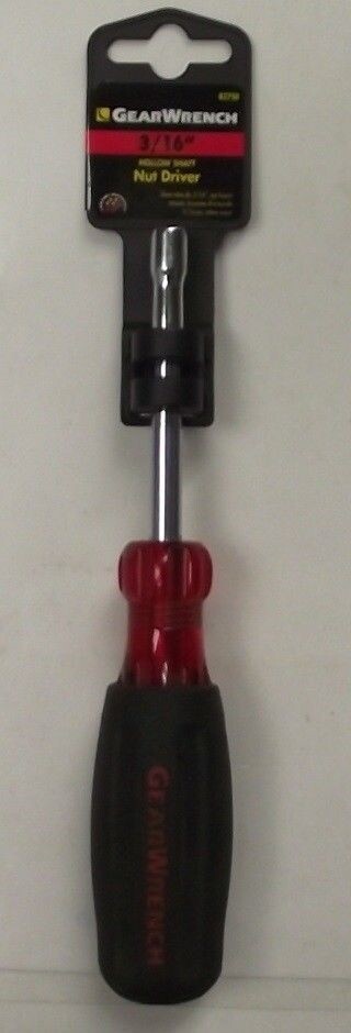 Gearwrench 82750 3/16″ Hollow Shaft Cushion Grip Nutdriver 3″
