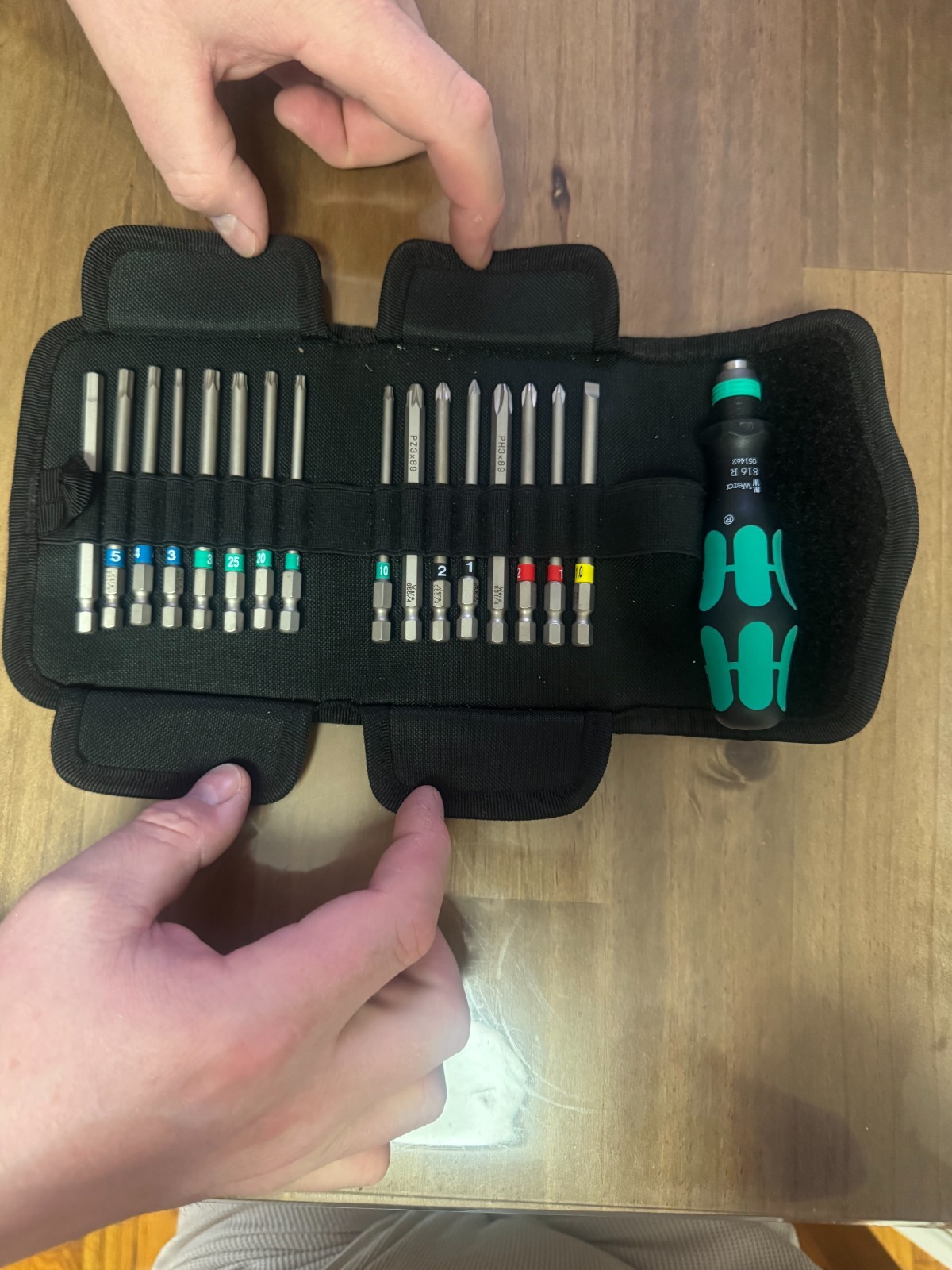 Wera Kraftform Kompakt 60 Screwdriver Pouch Set SAE 05051042001