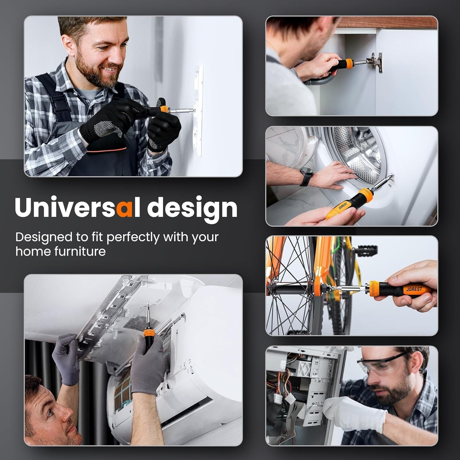 25-in-1 Magnetic Multitool Screwdriver with Ergonomic Grip for Everyday Repairs