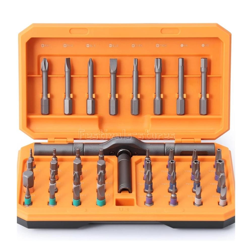 42 in 1 Magnetic Screwdriver Set, DIY Ratchet Screwdriver Set Multi Bit Magnetic
