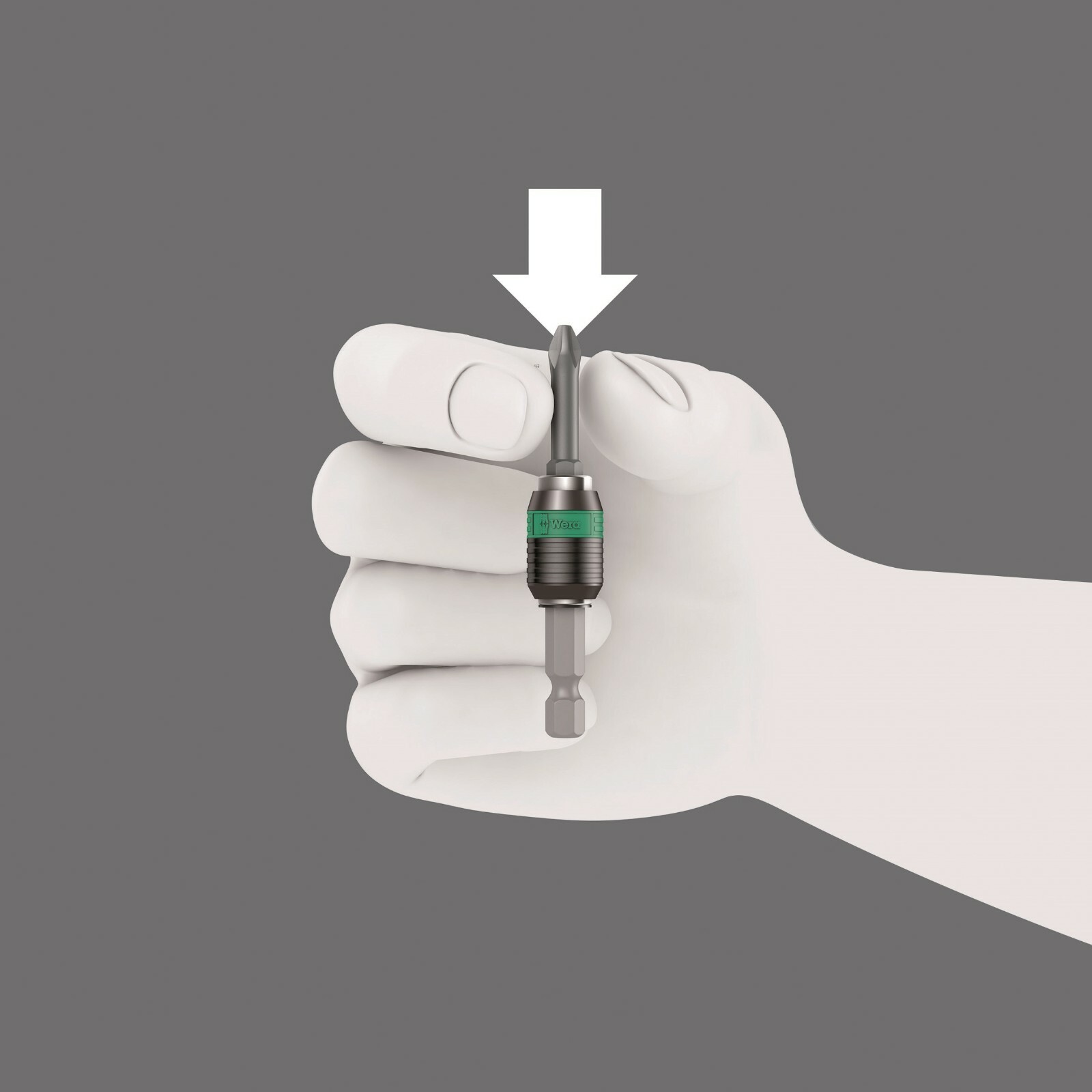Wera 813 R Kraftform Kompakt Screwdriver With Rapidaptor Chuck 05051272001