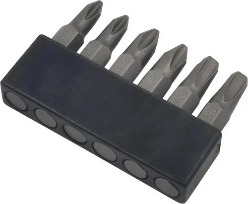 6Pcs 35Mm JIS Screwdriver Bit Set with Magnetic Tip, 1/4 Hex Shank, S2 Alloy_Ste