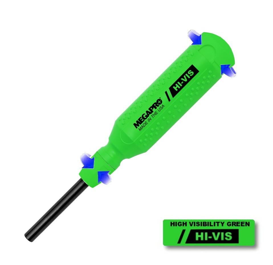 Megapro Hi Vis Original Multi Bit Screwdriver 15 in 1 High Visibility Green USA