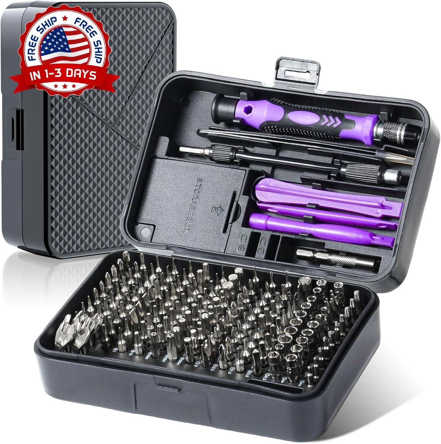 Juego De Destornilladores De Precisión, Kit De Herramientas De Reparación 152Pcs